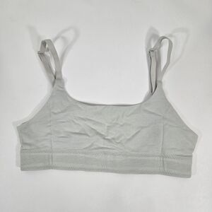 Allbirds Women's Size Small Light Grey Anytime Bralette Organic Cotton New